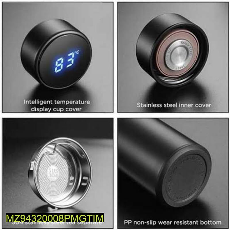 Led Digital Temperature Display Water Bottle