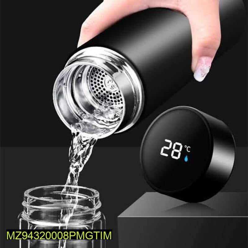 Led Digital Temperature Display Water Bottle