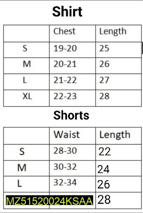 2 Pcs Micro Printed Shirt & Shorts