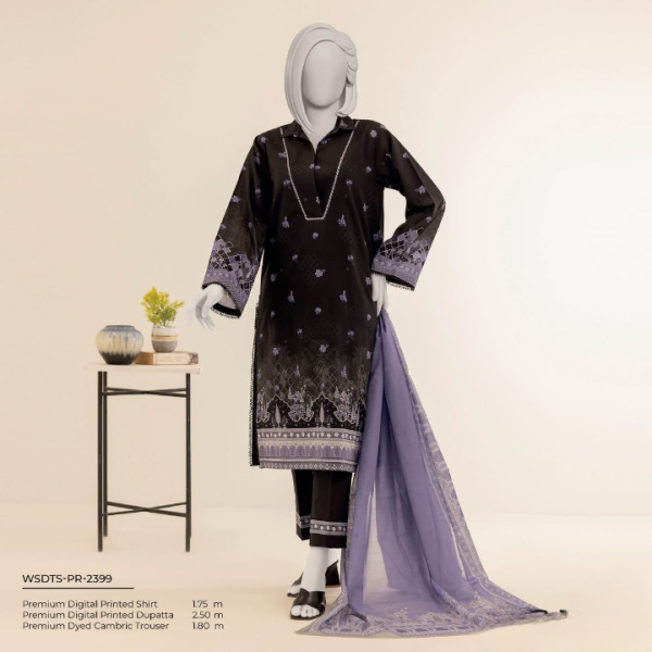 Mtj By Molana Tariq Jamil Luxury Digital Premium Printed Airjet Lawn 03piece Spring Summer Collection