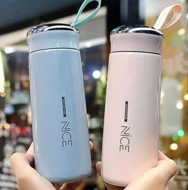 Mini Vacuum Flask Bottle With Temperature Resistant – 500ml (random Colors)