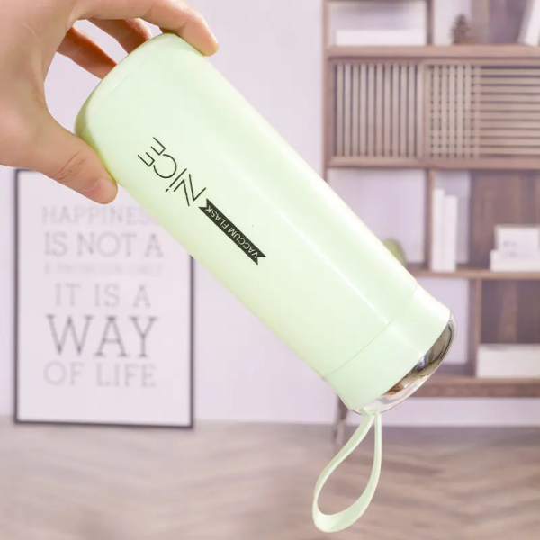 Mini Vacuum Flask Bottle With Temperature Resistant – 500ml (random Colors)
