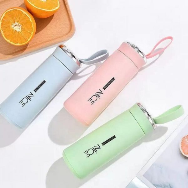Mini Vacuum Flask Bottle With Temperature Resistant – 500ml (random Colors)